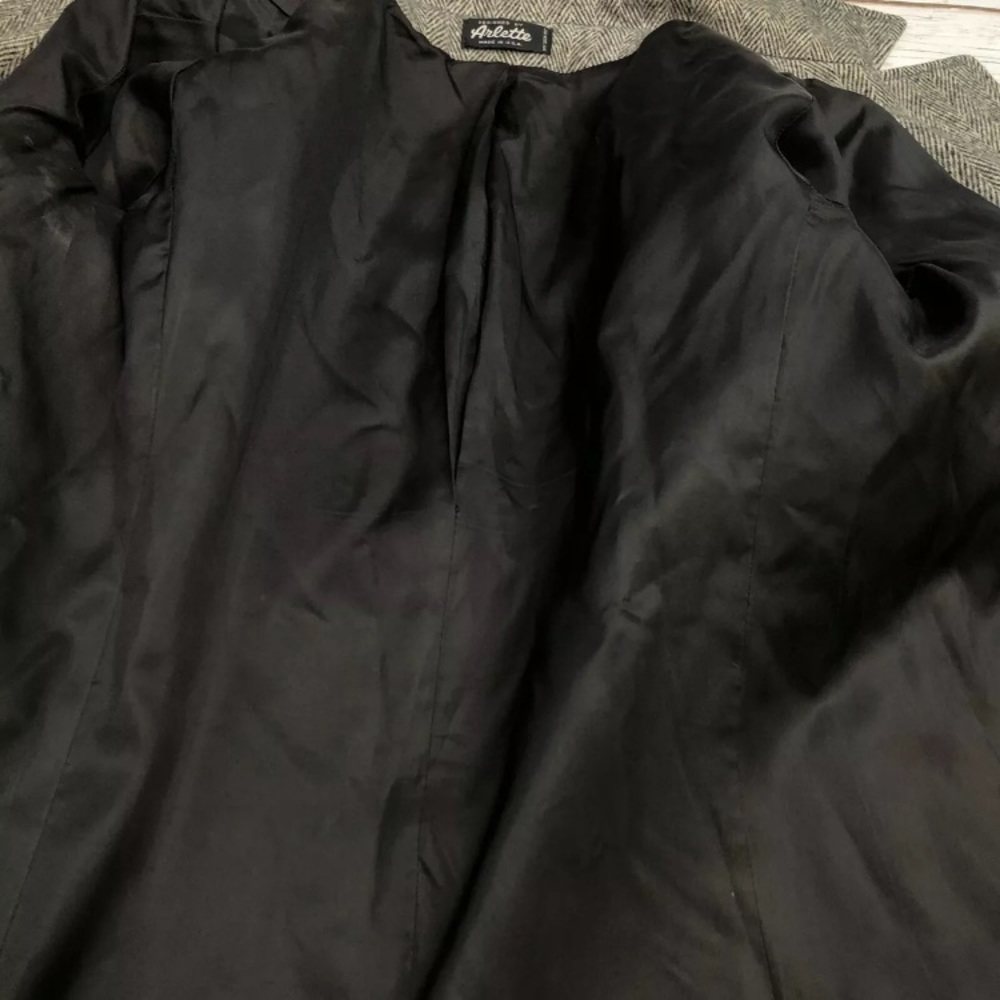 Arlette Herringbone Double Breasted Jacket - image 4